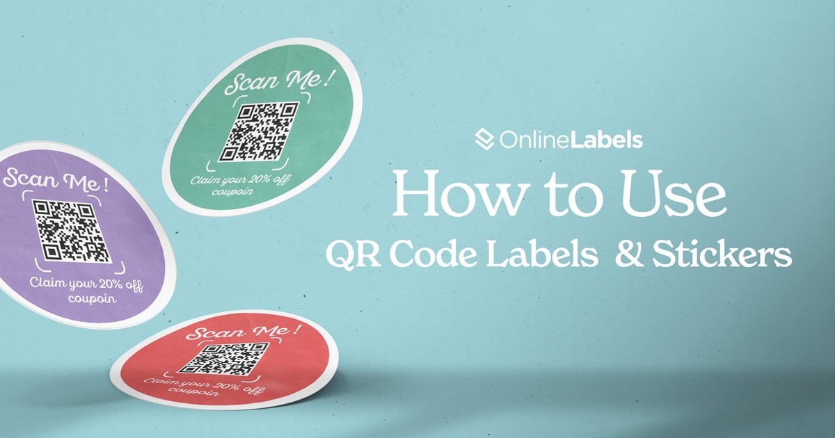 QR code stickers.
