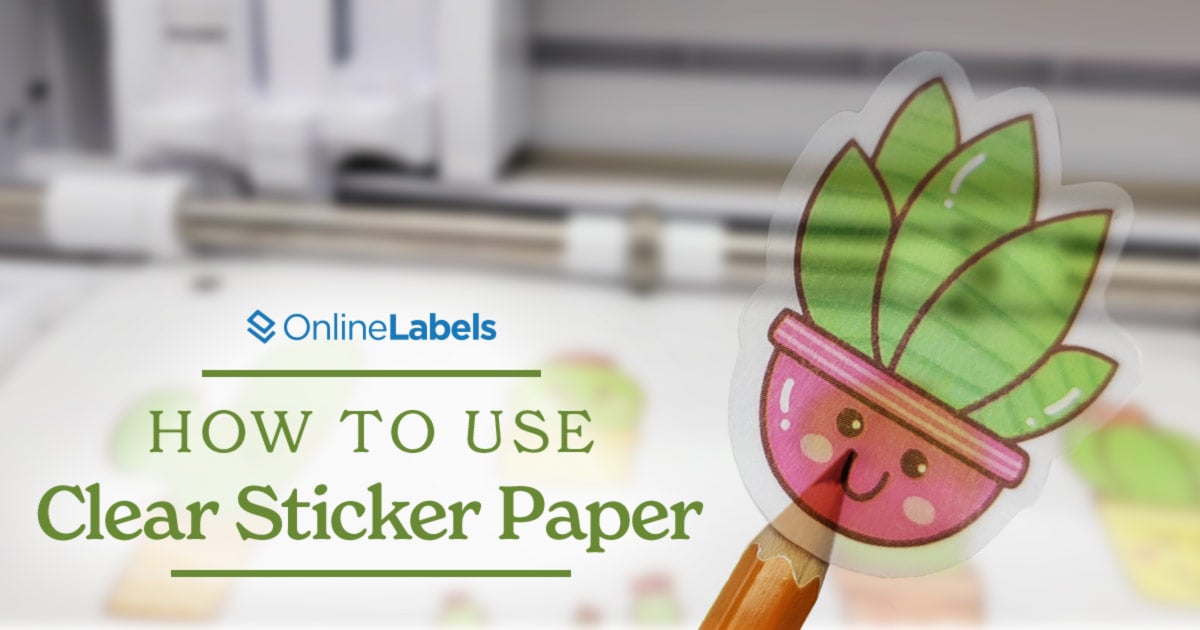 How to use Clear Sticker Paper