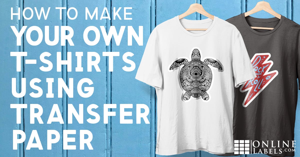 Create custom t-shirts and fabrics with iron-on transfer paper; easy tutorial