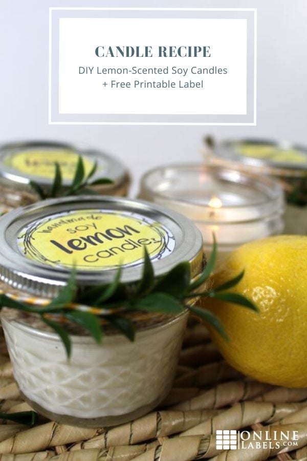 How to make your own lemon-scented candles using soy wax flakes