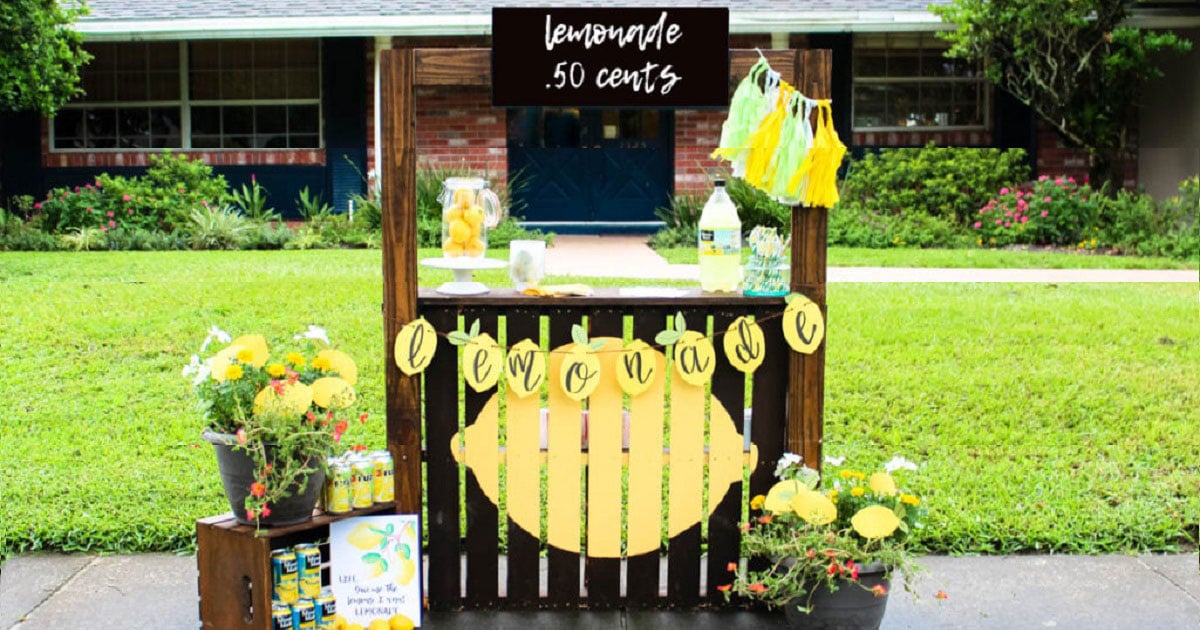 How to make the best lemonade stand for your kids