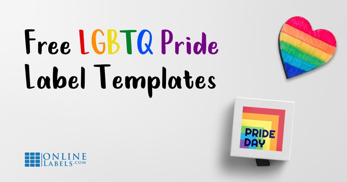 18 Free LGBTQ Label Templates To Come Out With Pride