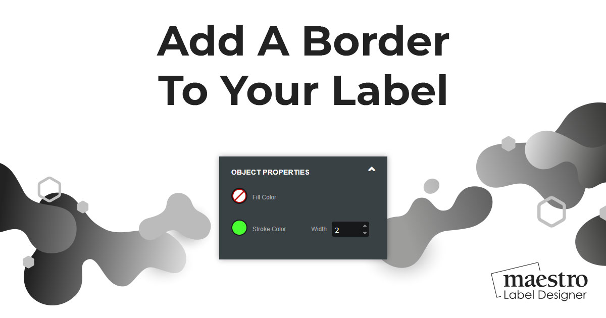 How To Add A Border To Your Label