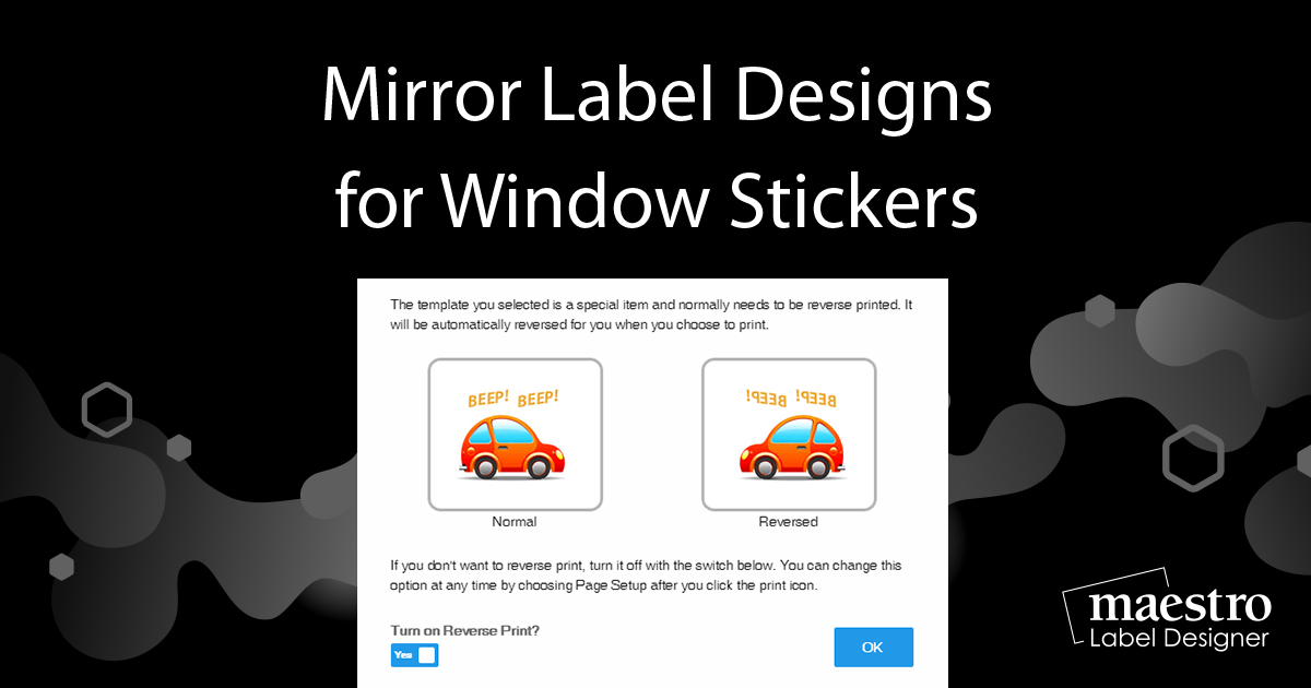 How to mirror designs so they can be used as t-shirt iron ons and window clings