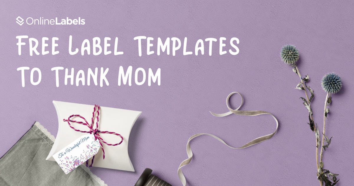 Mothers day label template roundup article