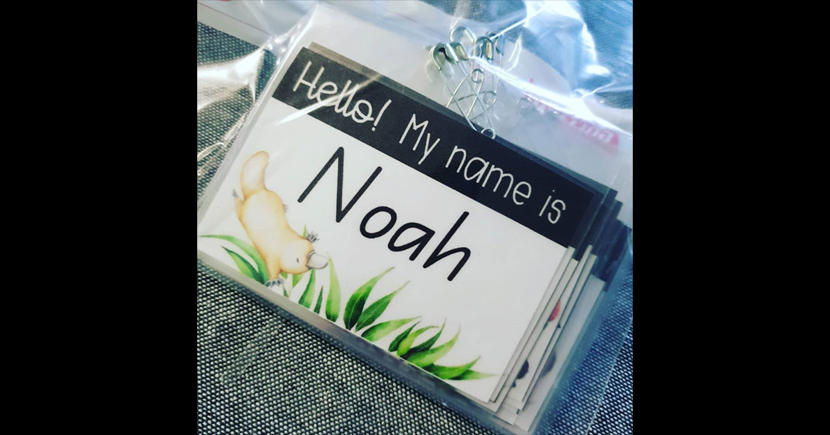 Name Badge - Get Well Soon Hello My Name is