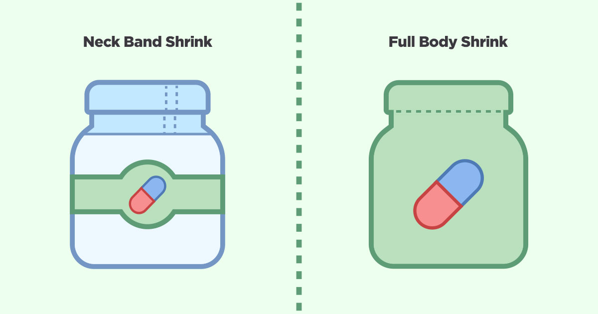 Neck bands vs full body shrink