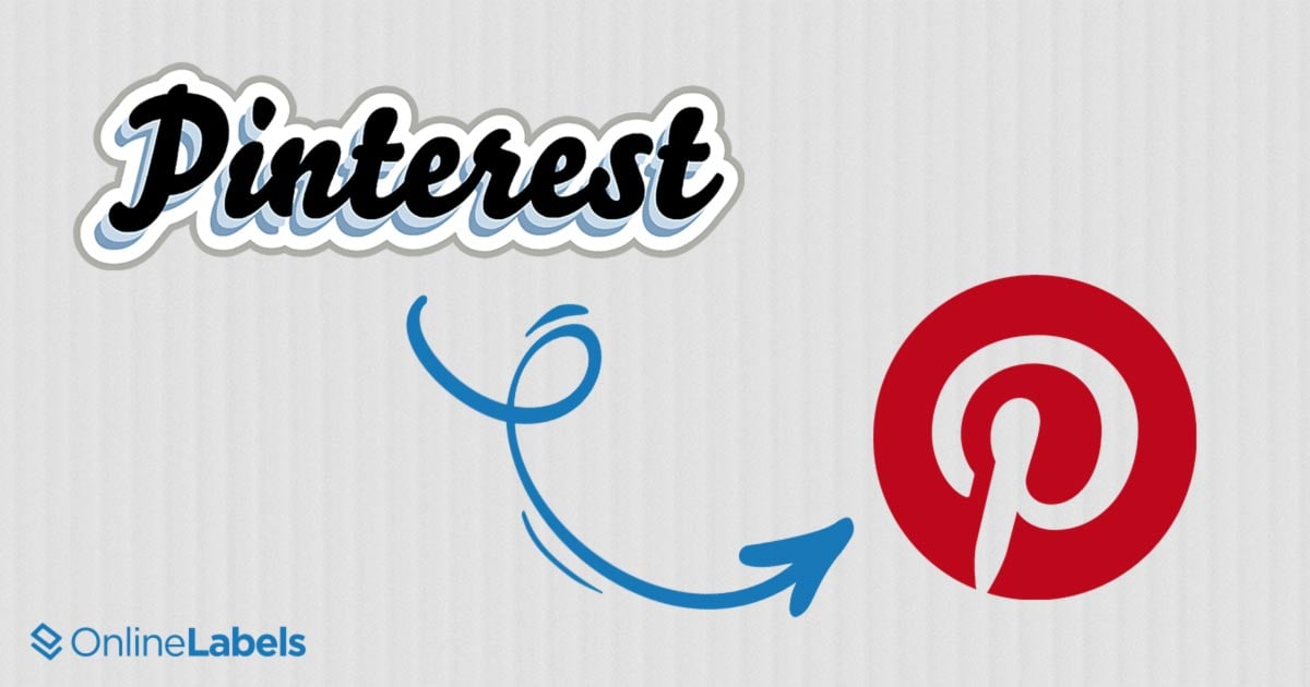 Old vs. New Pinterest Logo