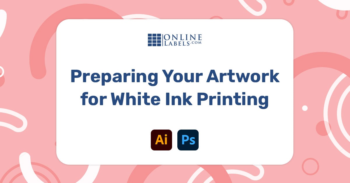 How to prepare your artwork for white ink printing.