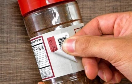 Elegant Wrap-Around Bottle Label