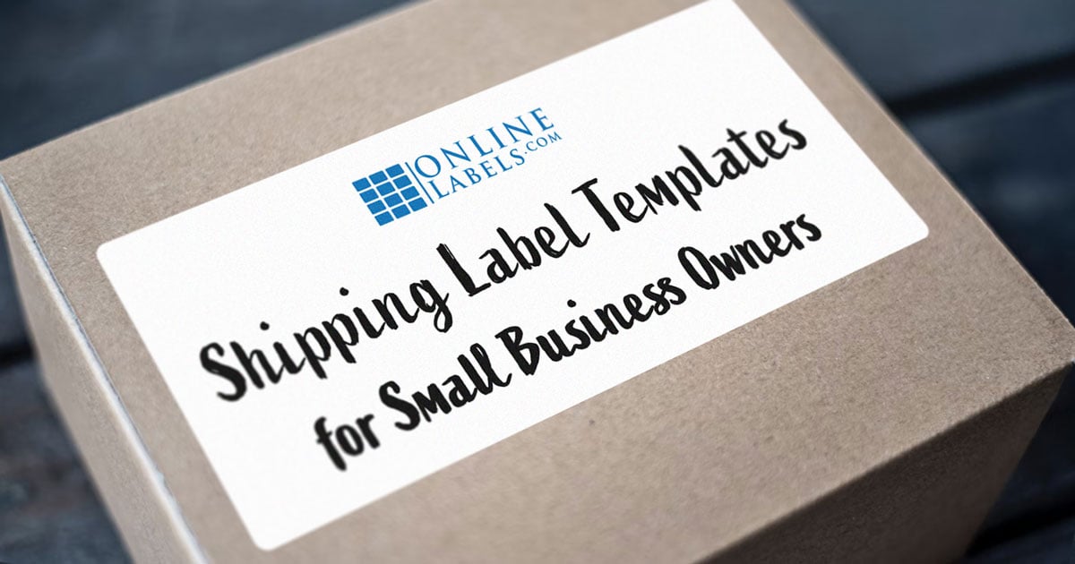 Shipping label templates for small business owners