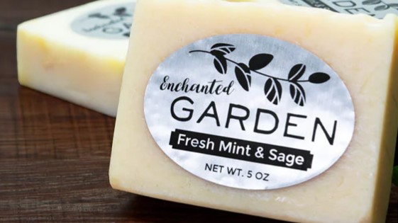 Elegant Wrap-Around Bottle Label