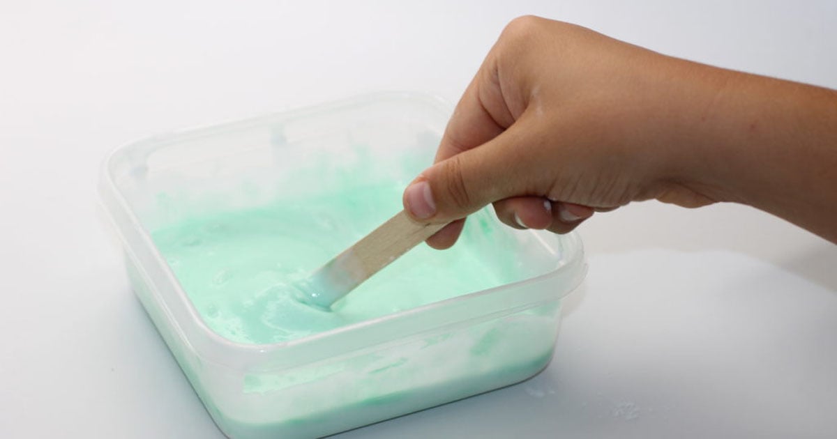 DIY slime recipe step 2