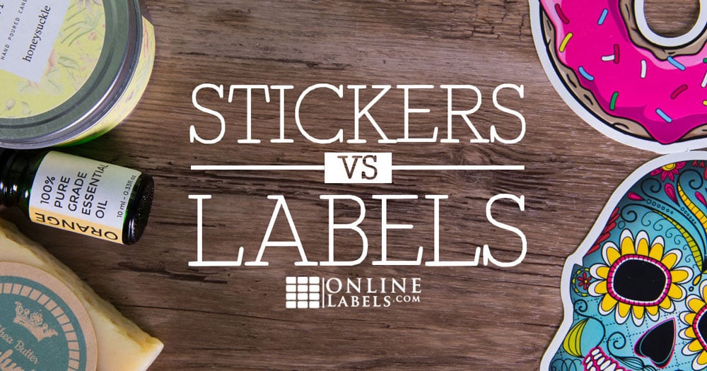 Stickers vs. Labels – What's the Difference?