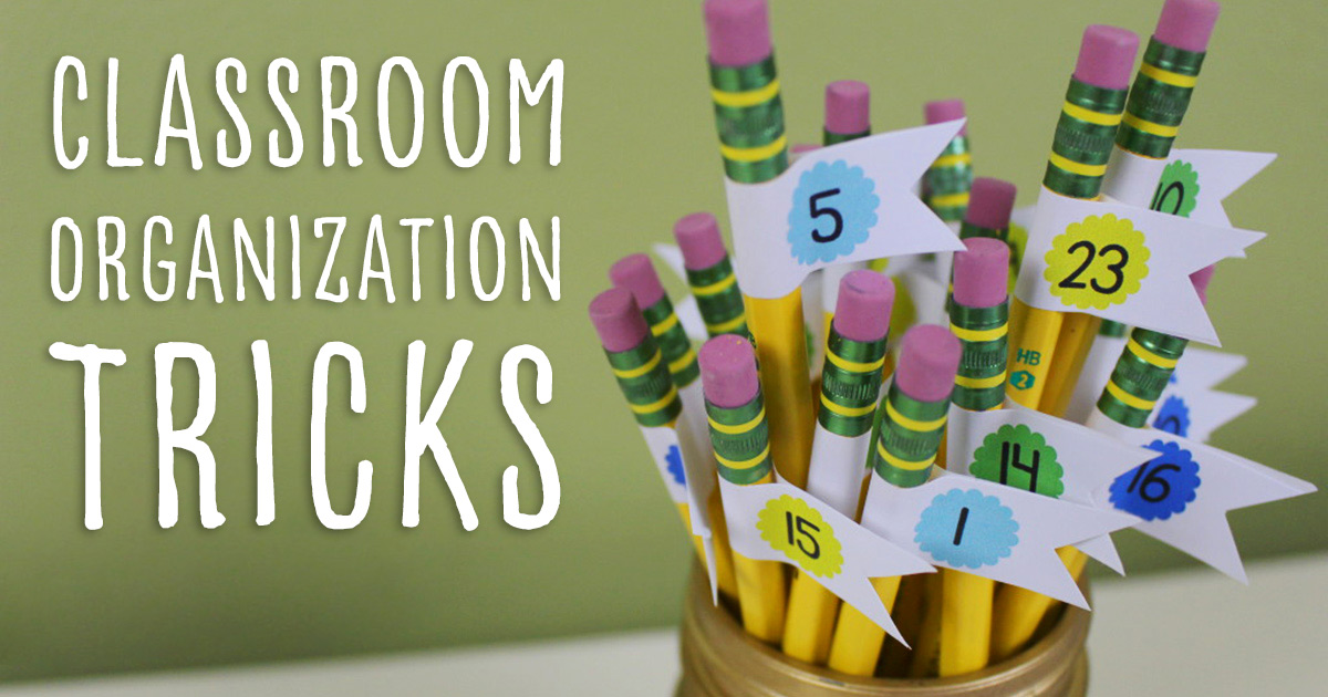 Tips for organizing your classroom with labels and free printable templates