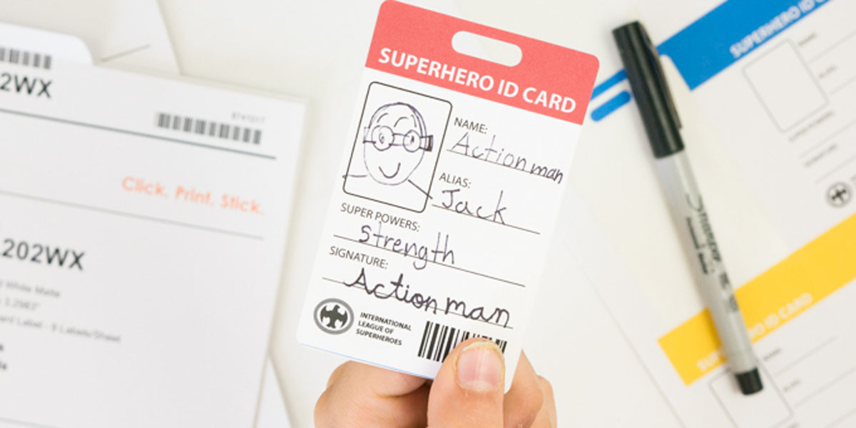 Batman Superhero ID Badge