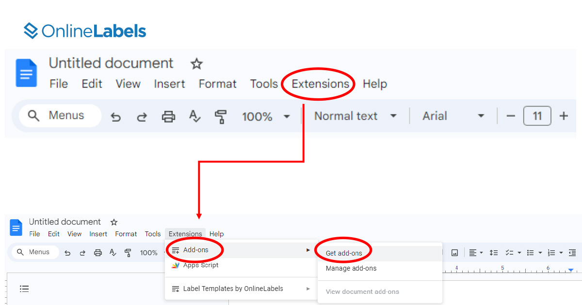 How to Install & Use Label Templates by OnlineLabels in Google Docs