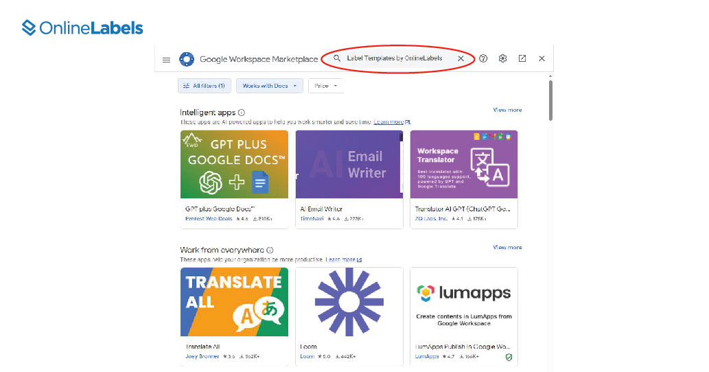 How to Install & Use Label Templates by OnlineLabels in Google Docs