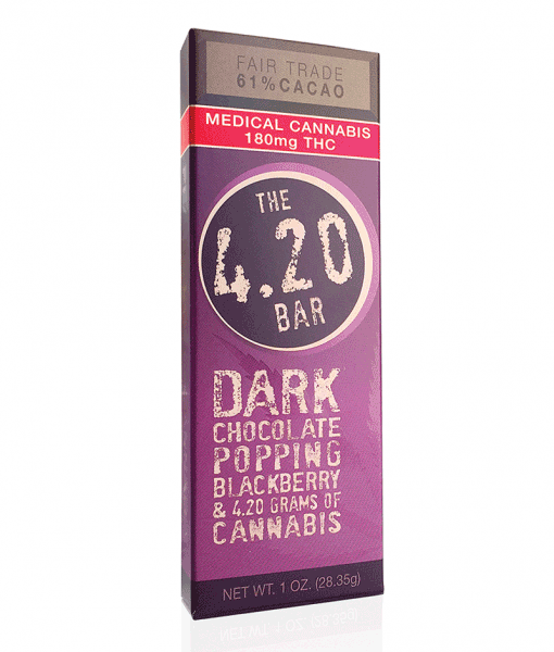 VCC Brands' blackberry dark chocolate marijuana 4.20 Bar