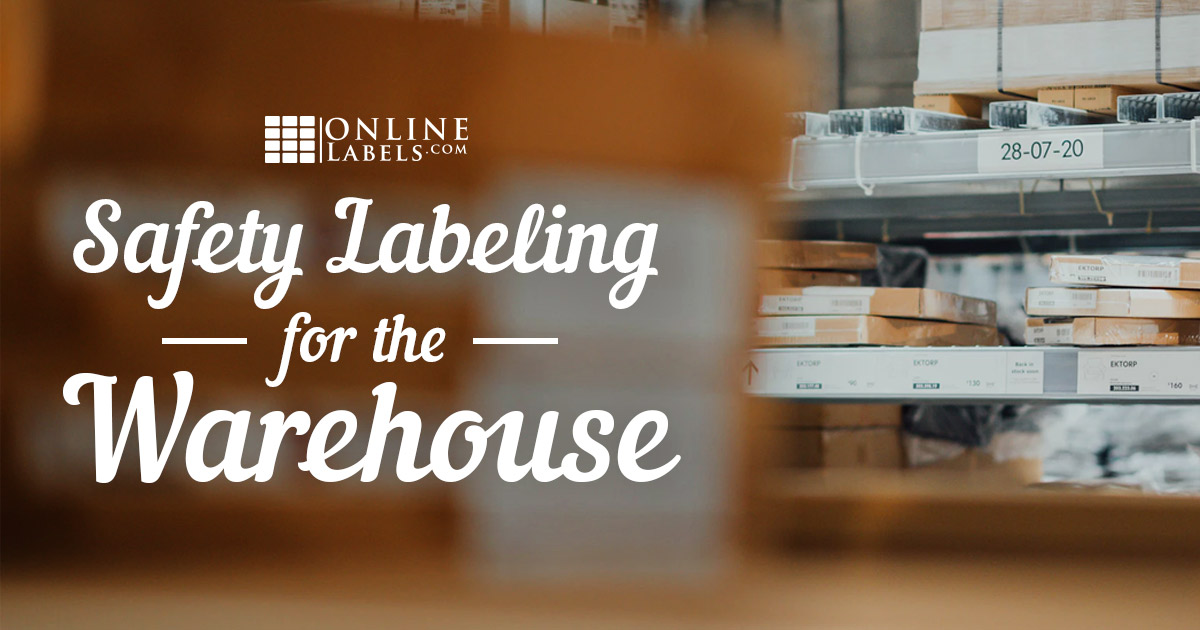 Promoting warehouse safety in the workplace with labels.