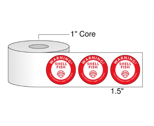 Warning Fish Labels