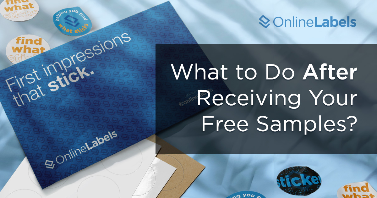 What to Do After Receiving Your Free Label Samples