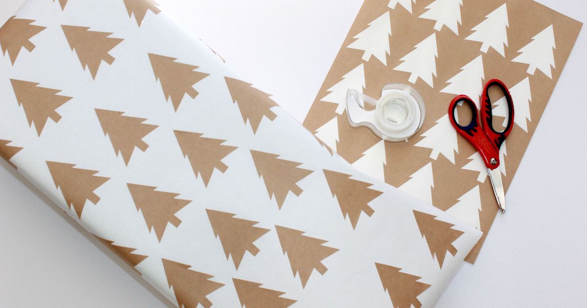 Create your own wrapping paper for Christmas gifting