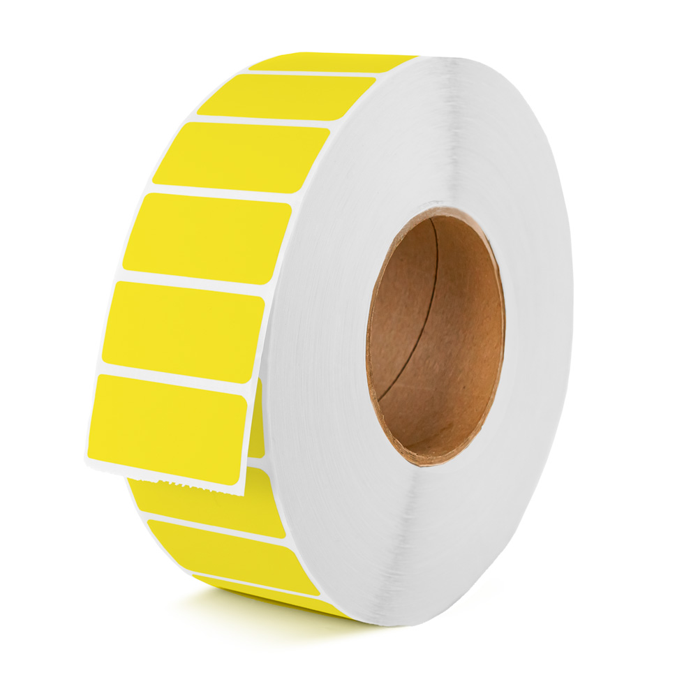 Yellow Direct Thermal Label