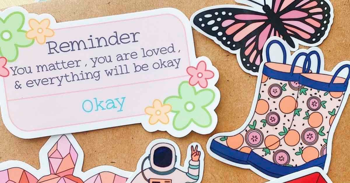 Handmade You Matter Stickers