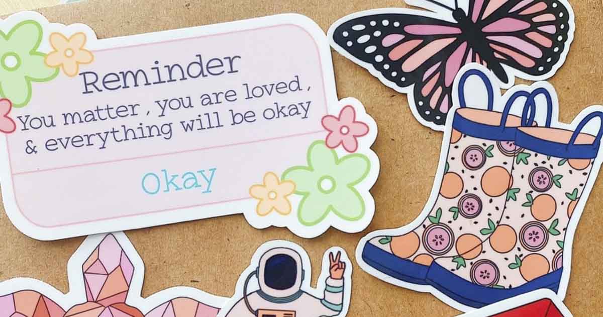 Handmade You Matter Stickers