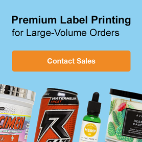 Premium label printing for large-volume orders.