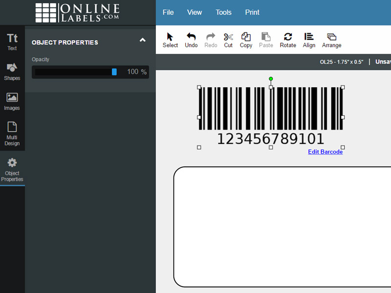 Adding & Editing Barcodes In Your Design - Maestro Label Designer ...