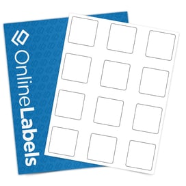 Sheet of 2" x 2" Square  labels