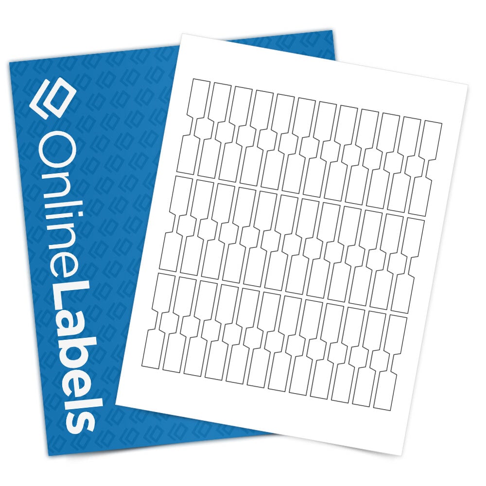 Sheet of 0.5" x 2.75"  labels