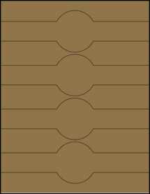 8 5 x 2 375 round center cigar band soap labels brown kraft