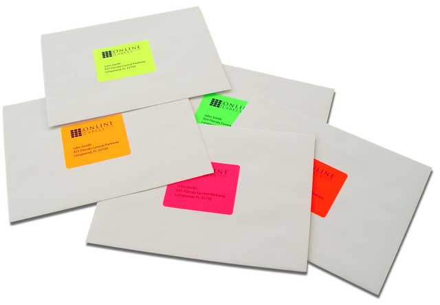 Fluorescent Labels Neon Labels And Stickers Sizes Configurations Online Labels Inc 6963