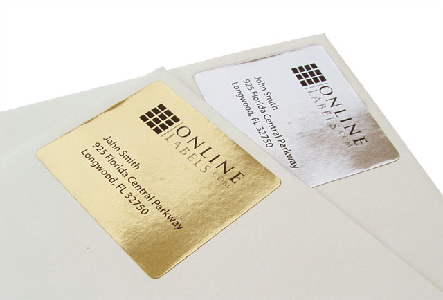 Metallic Foil Inkjet Labels - Foil Labels for Inkjet Printers - Online ...