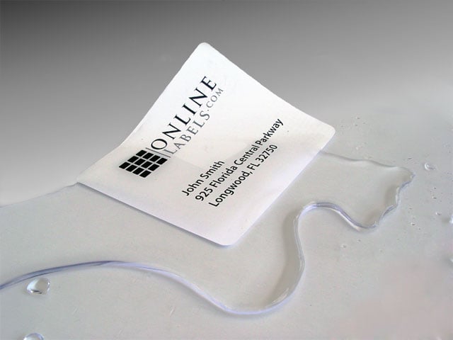 Waterproof Labels & Stickers Weather Resistant, Durable Labels for