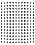 Blank printable small circle labels