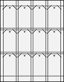 Blank printable cardstock tags, small standard tag shape