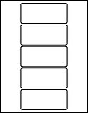 Blank rectangular labels for DIY classroom Valentine's
