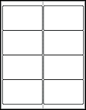 Blank printable medium rectangle labels